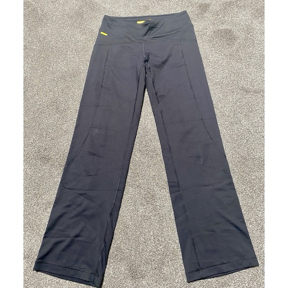 Lole Gray Pants Womens Small Black Stretch UPF 50 Flare Leggings Yoga Running - Picture 1 of 5